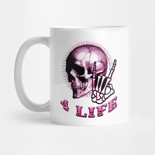 Metal 4 Life Pink Mug